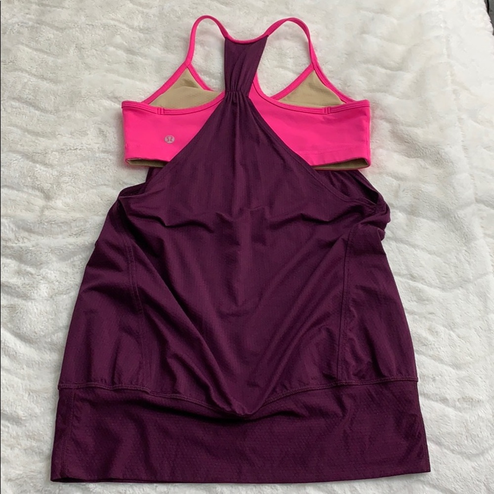 Lululemon No Limits Tank Neon Pink 6 - Picture 4 of 6